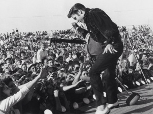 Elvis and Fans (source unknown)