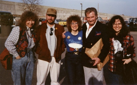 Steff, Robert, Captain of the local Starship, Roy and Sheila after the Minneapolis Creation Convention in 1989.